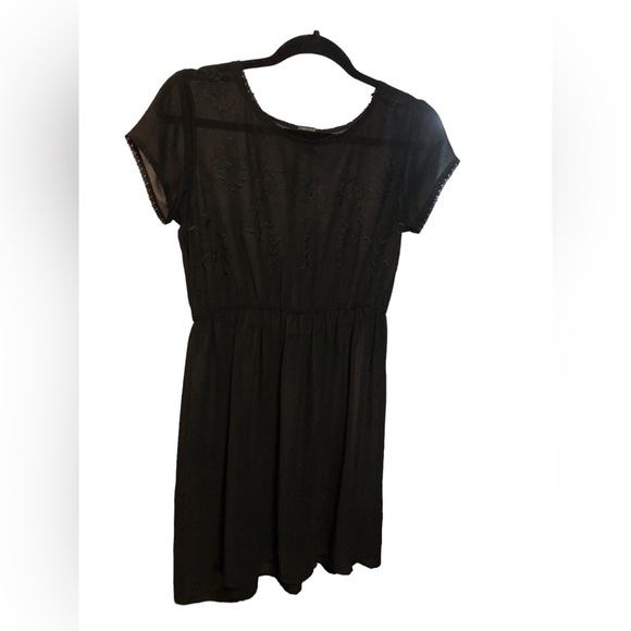Forever 21 Shear Black Dress - Picture 1 of 3